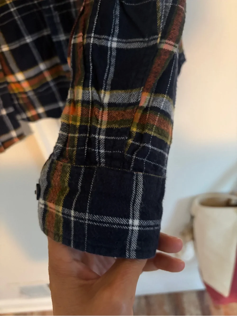 J. Crew lightweight plaid